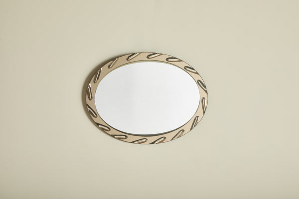 Champagne Oval Mirror (LA)