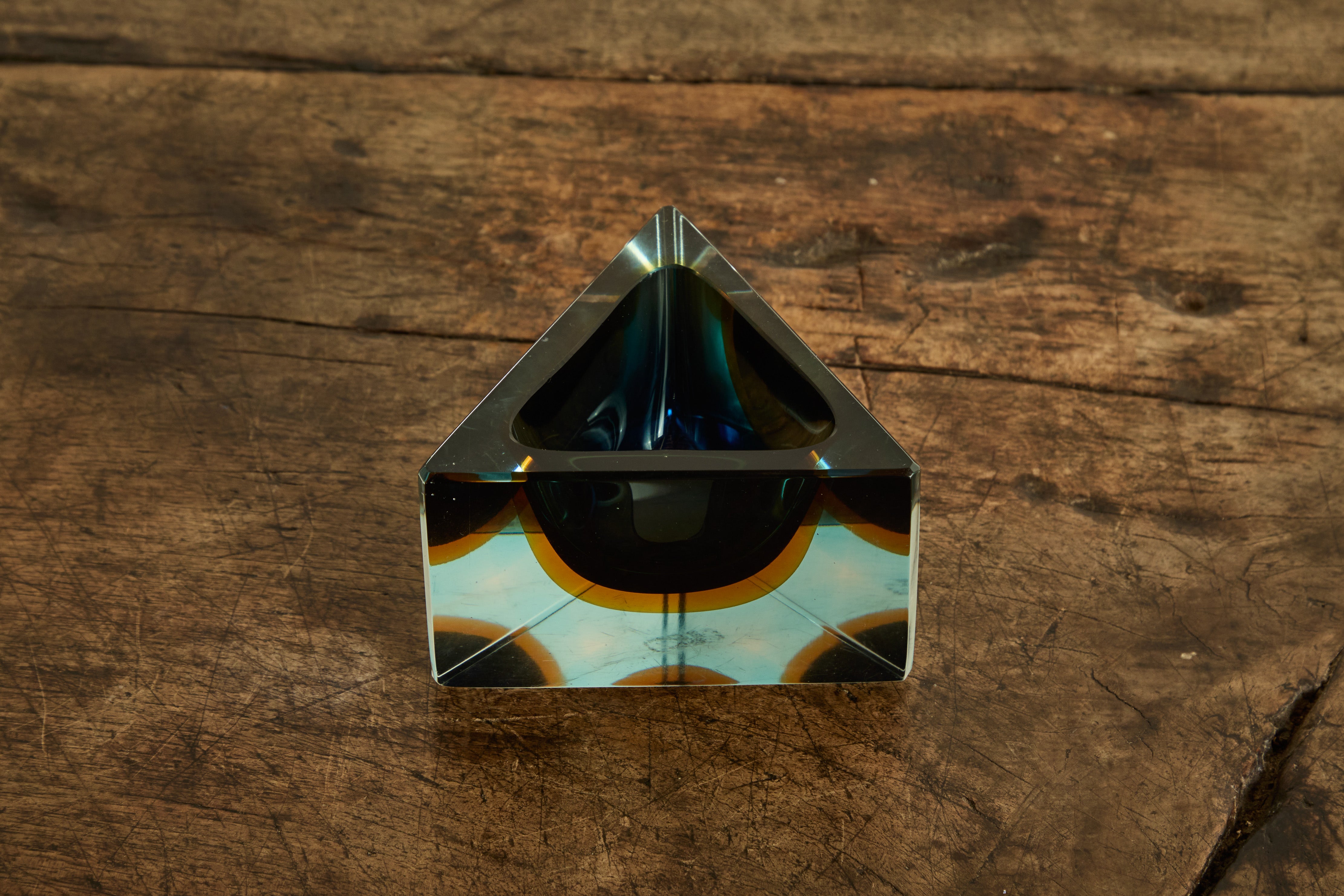 Triangle Murano Glass Ashtray (LA)