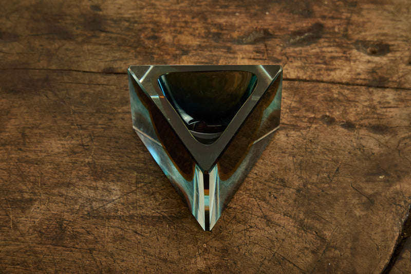 Triangle Murano Glass Ashtray (LA)