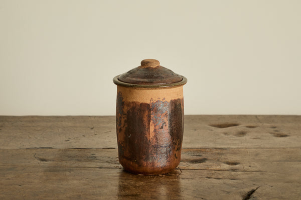 Raku Lidded Jar (LA)