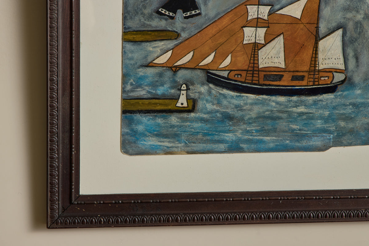 Schooner in Mounts Bay