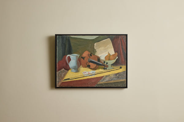 Violin Still Life Painting
