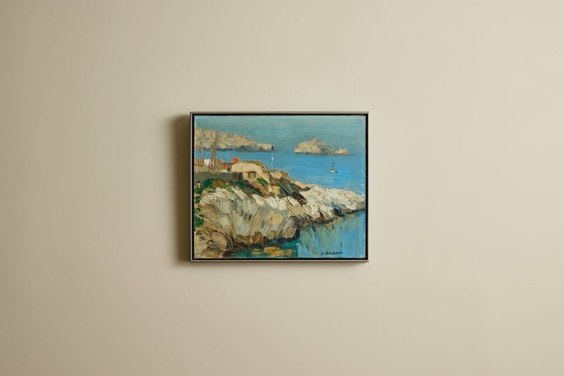 Sea Cliff Oil Painting