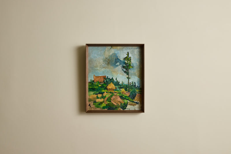 French Farmhouse Painting