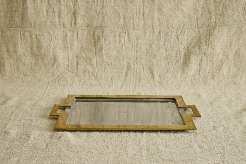 Brass and Silver Tray