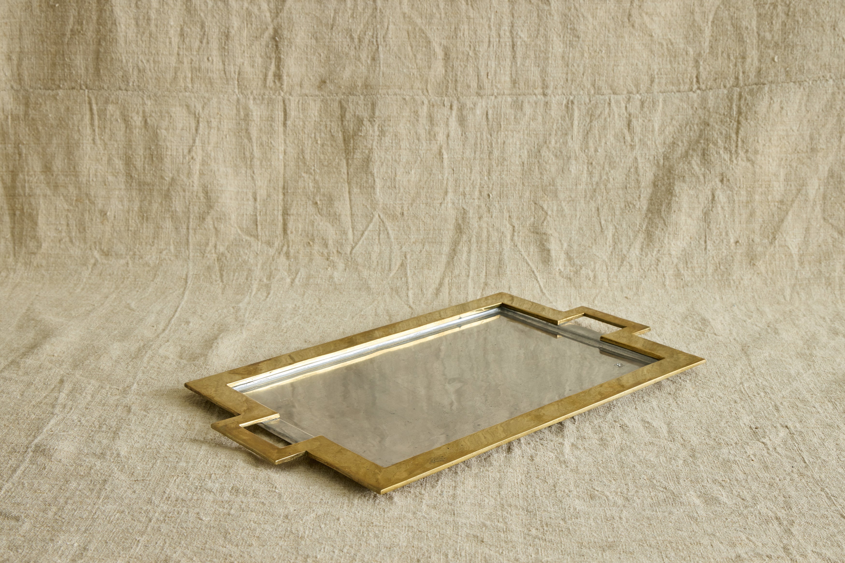 Brass and Silver Tray