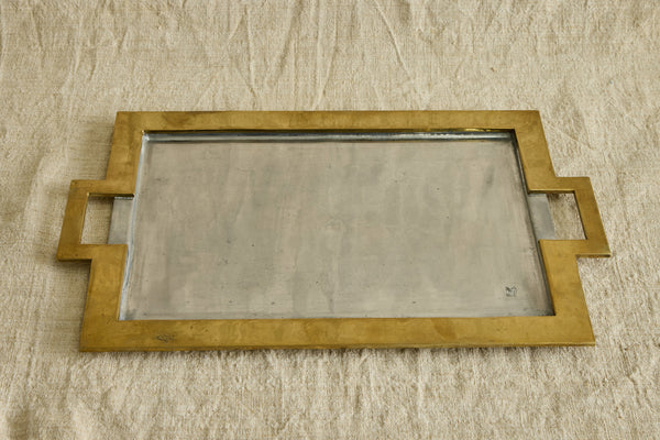 Brass and Silver Tray