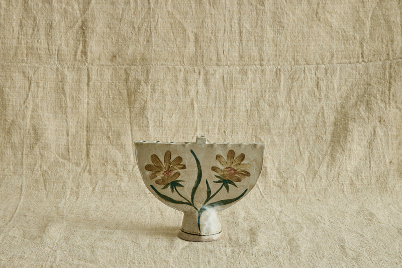 Ceramic Menorah, Botanical