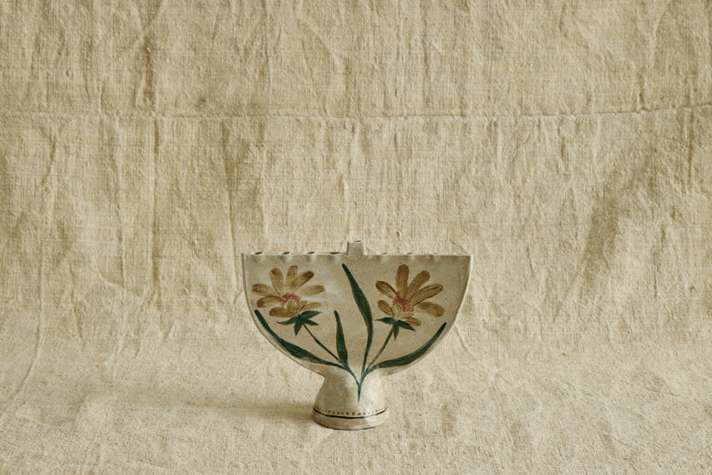 Ceramic Menorah, Botanical