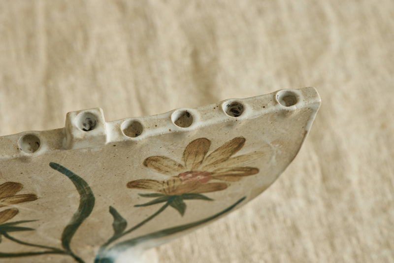 Ceramic Menorah, Botanical