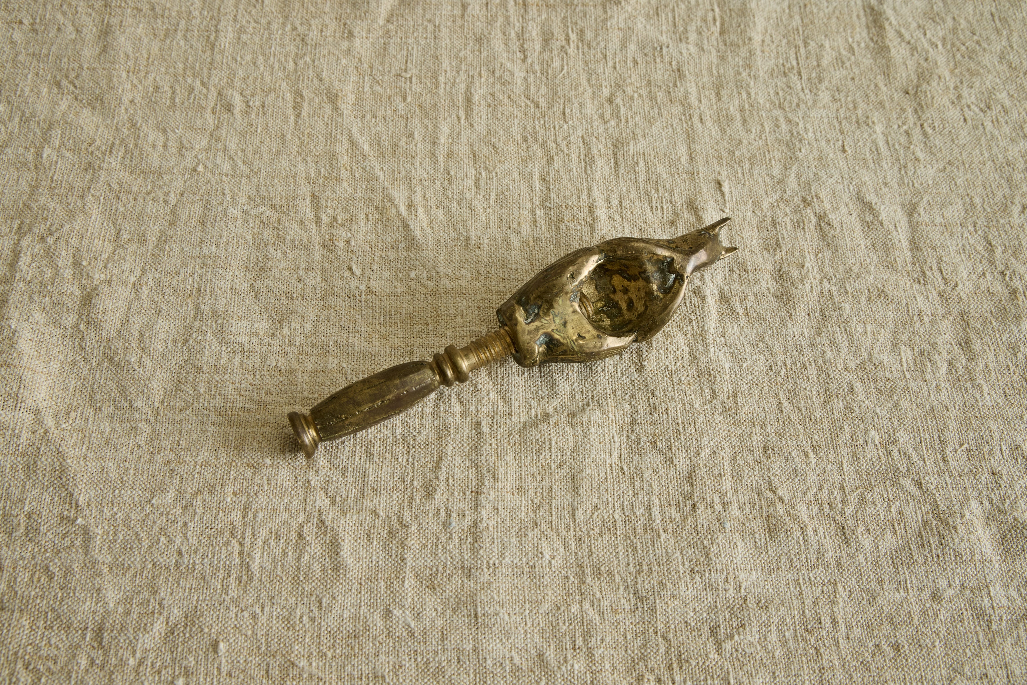 Brass Squirrel Nutcracker