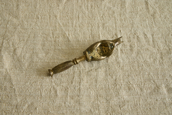 Brass Squirrel Nutcracker