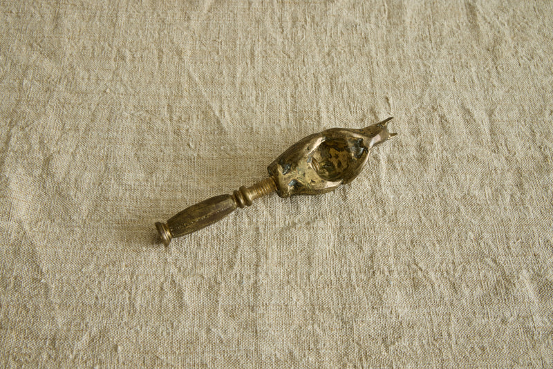 Brass Squirrel Nutcracker