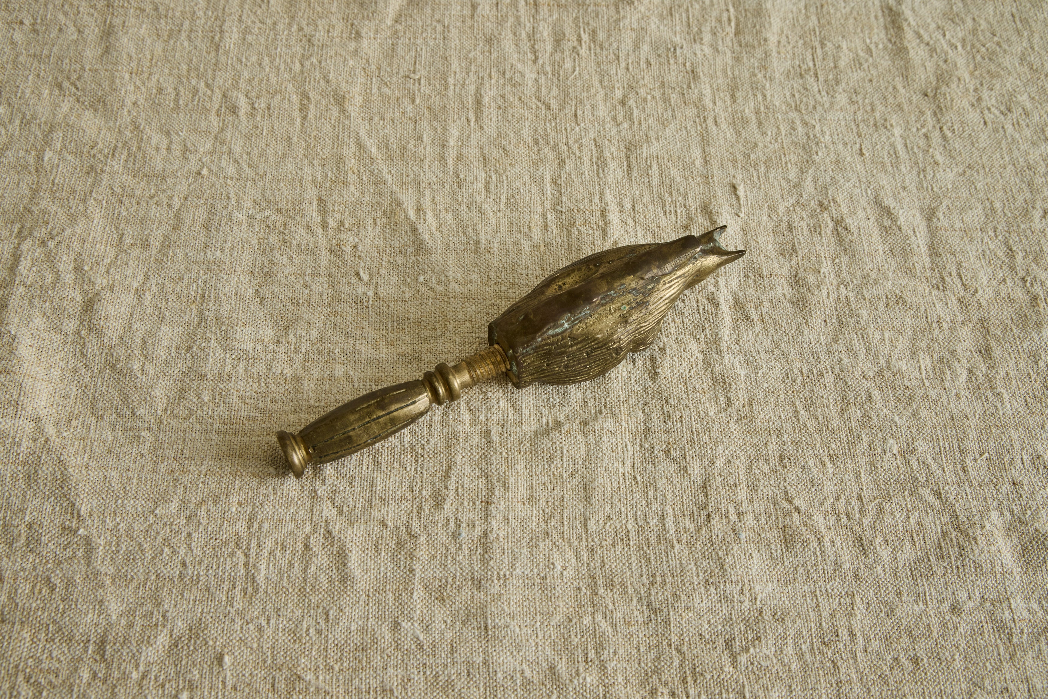 Brass Squirrel Nutcracker