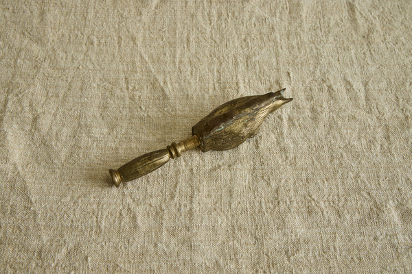 Brass Squirrel Nutcracker