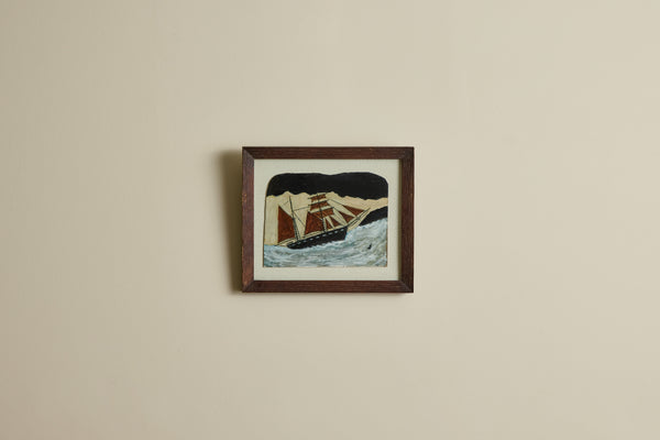 Schooner on a Heavy Swell