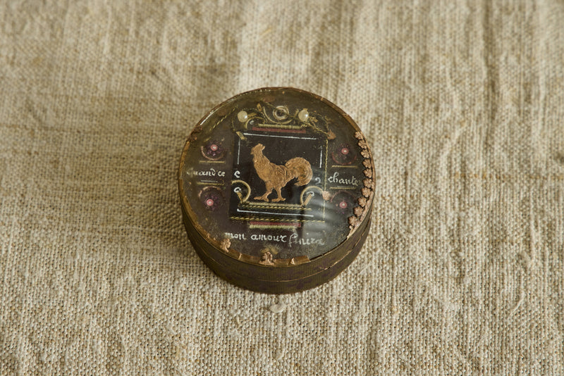 19th Century Rooster Bon Bon Box