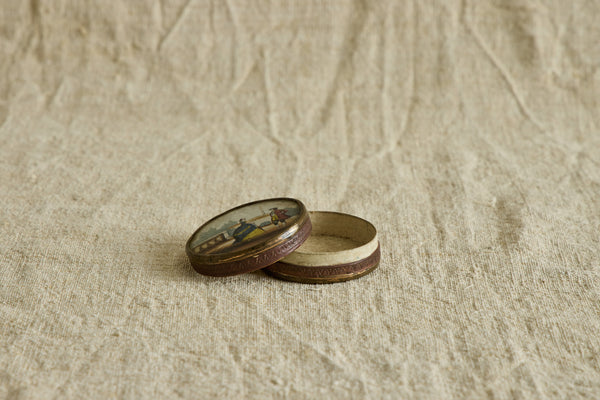 19th Century Portrait Bon Bon Box