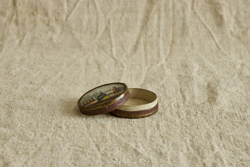 19th Century Portrait Bon Bon Box