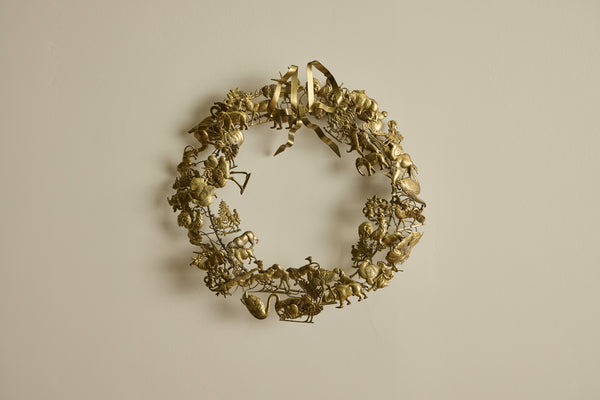 Dresden Brass Animal Wreath