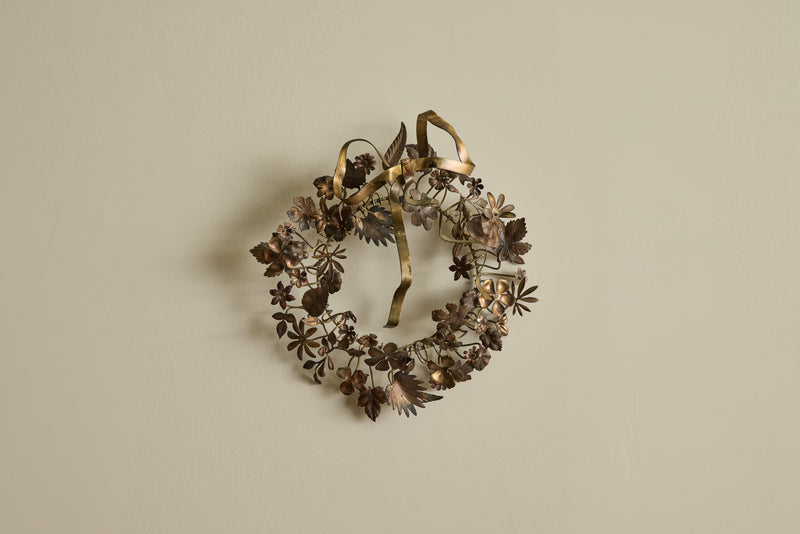 Dresden Brass Floral Wreath No.1