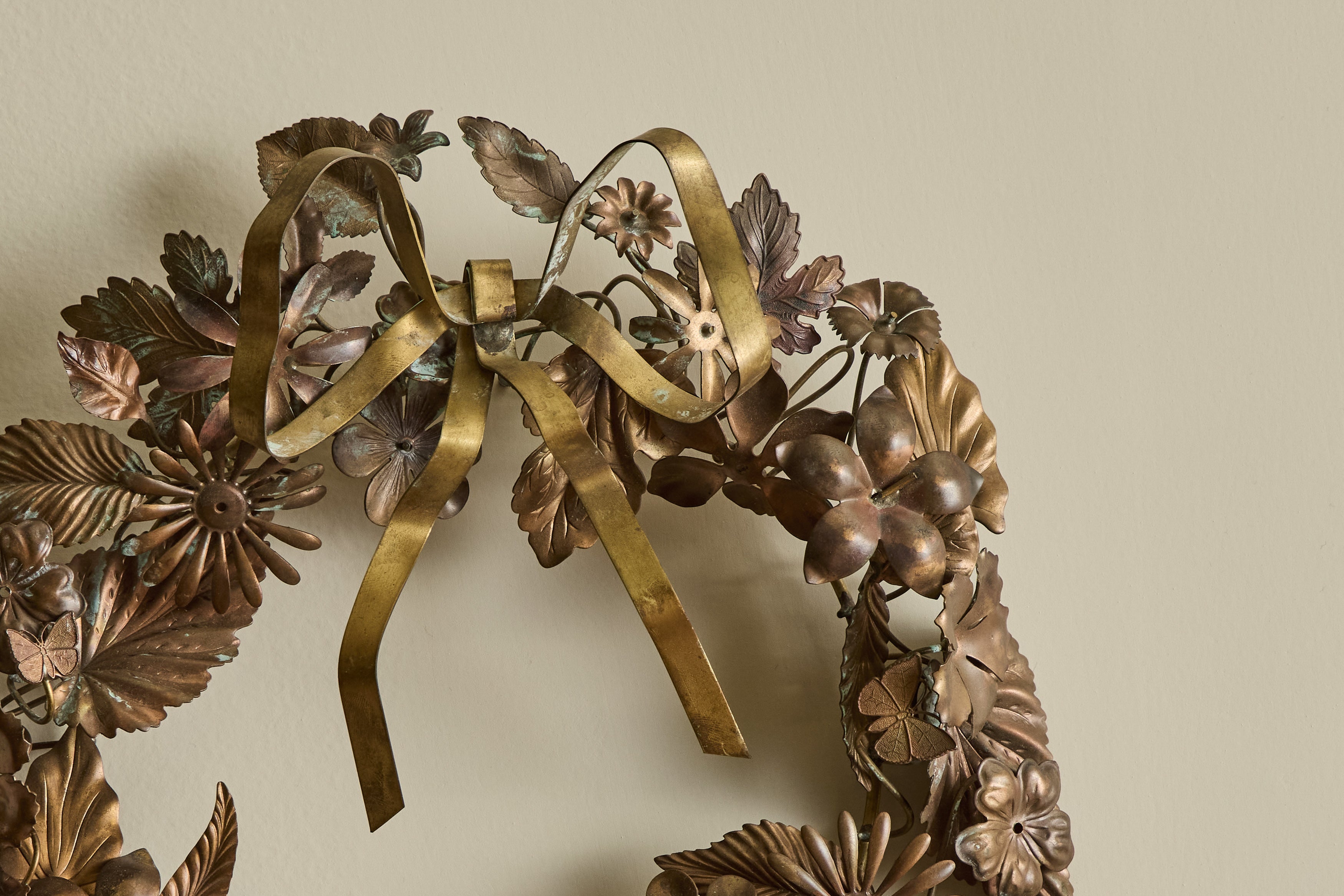 Dresden Brass Floral Wreath No.2