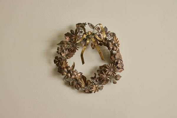 Dresden Brass Floral Wreath No.2