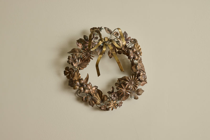 Dresden Brass Floral Wreath No.2
