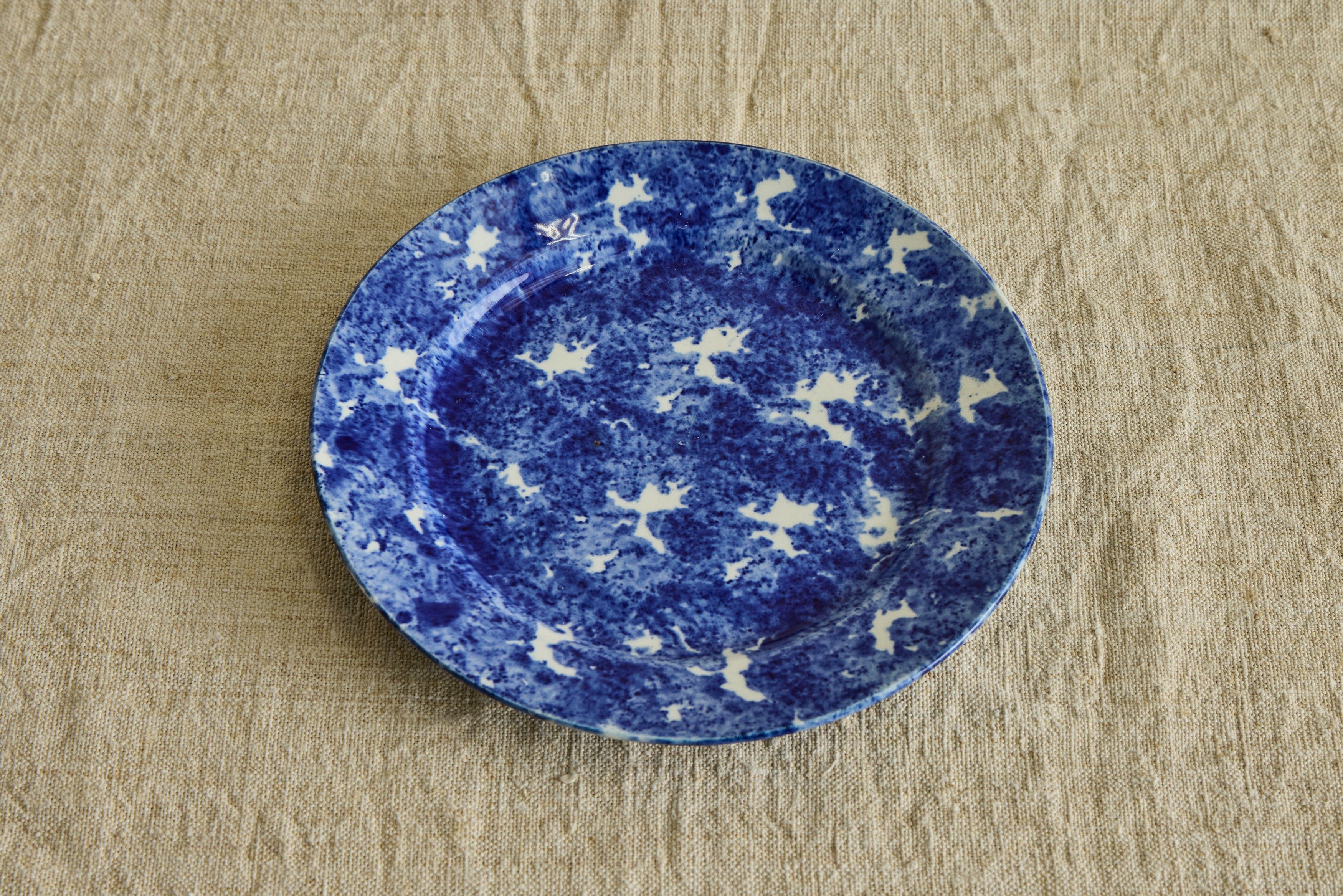 19th Century Spongeware Plate