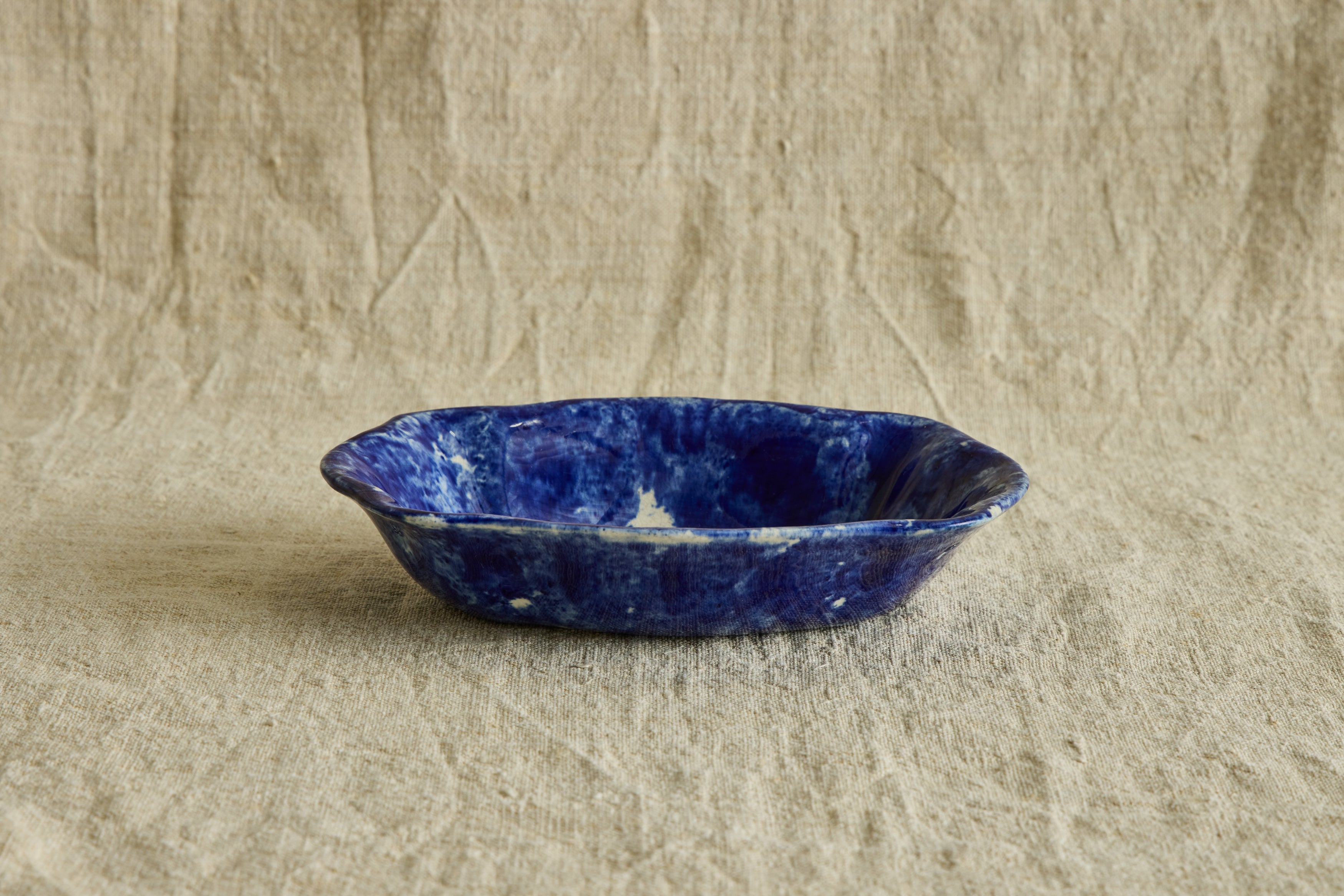 19th Century Spongeware Dish No. 1