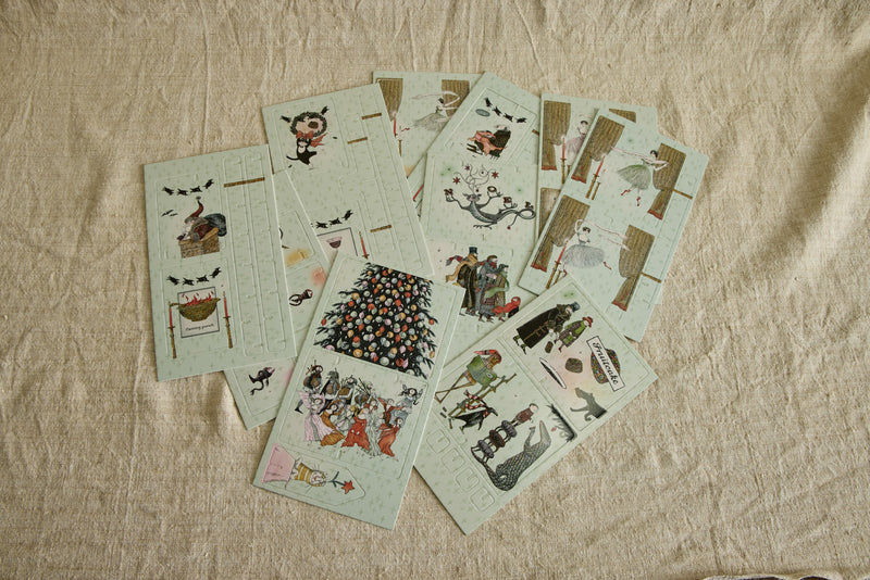 Edward Gorey's Eclectic Christmas Decor