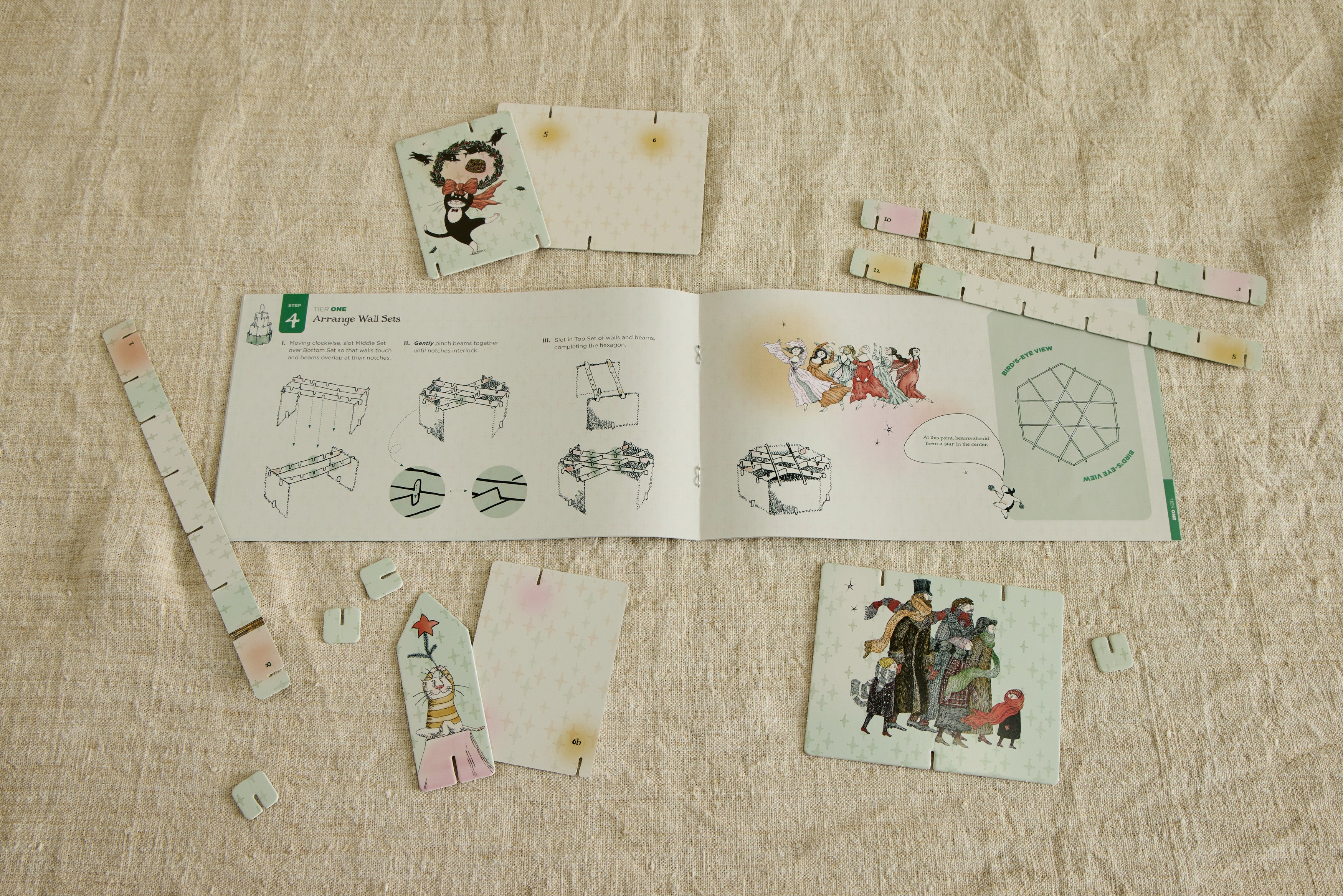 Edward Gorey's Eclectic Christmas Decor