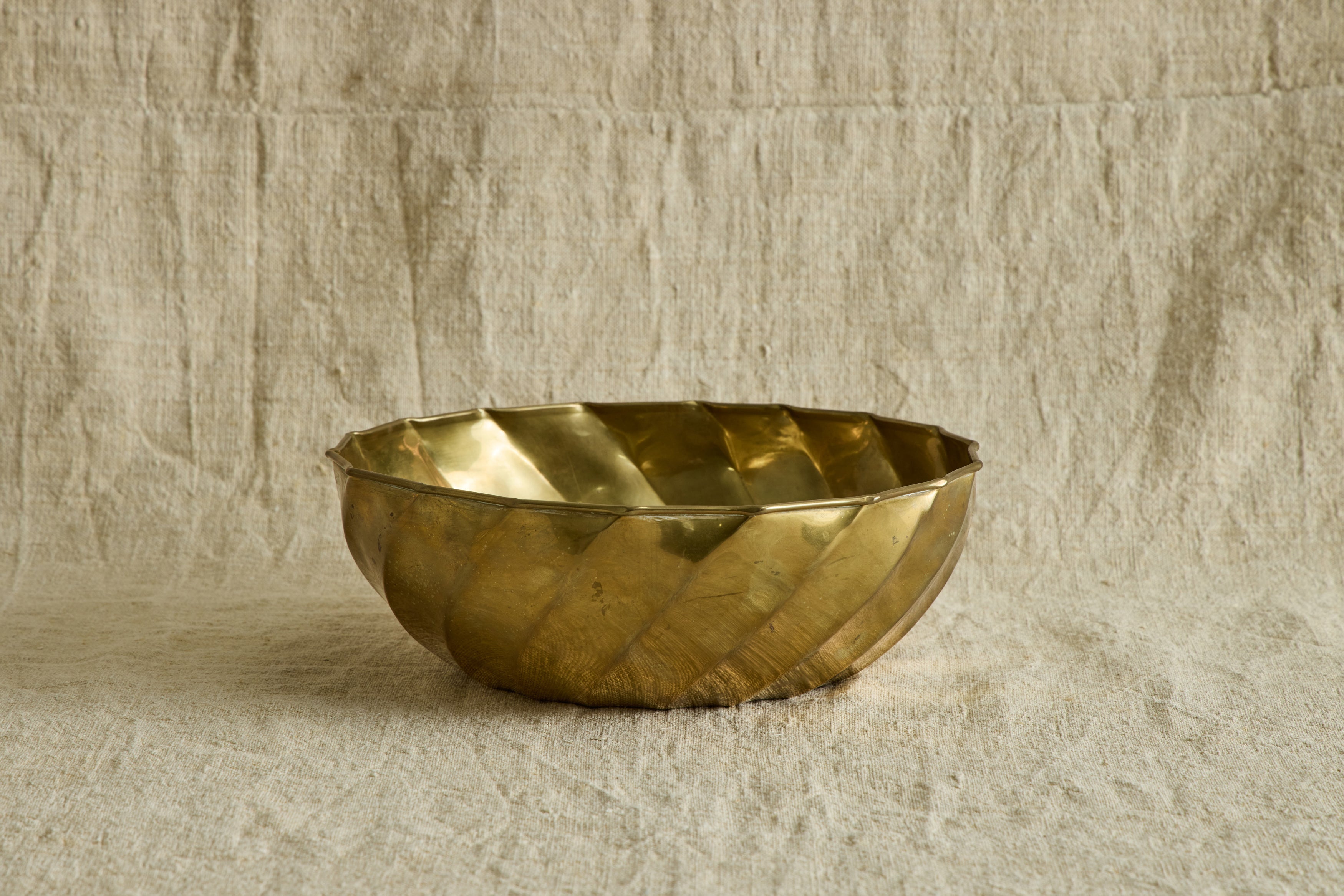 Brass Accent Bowl