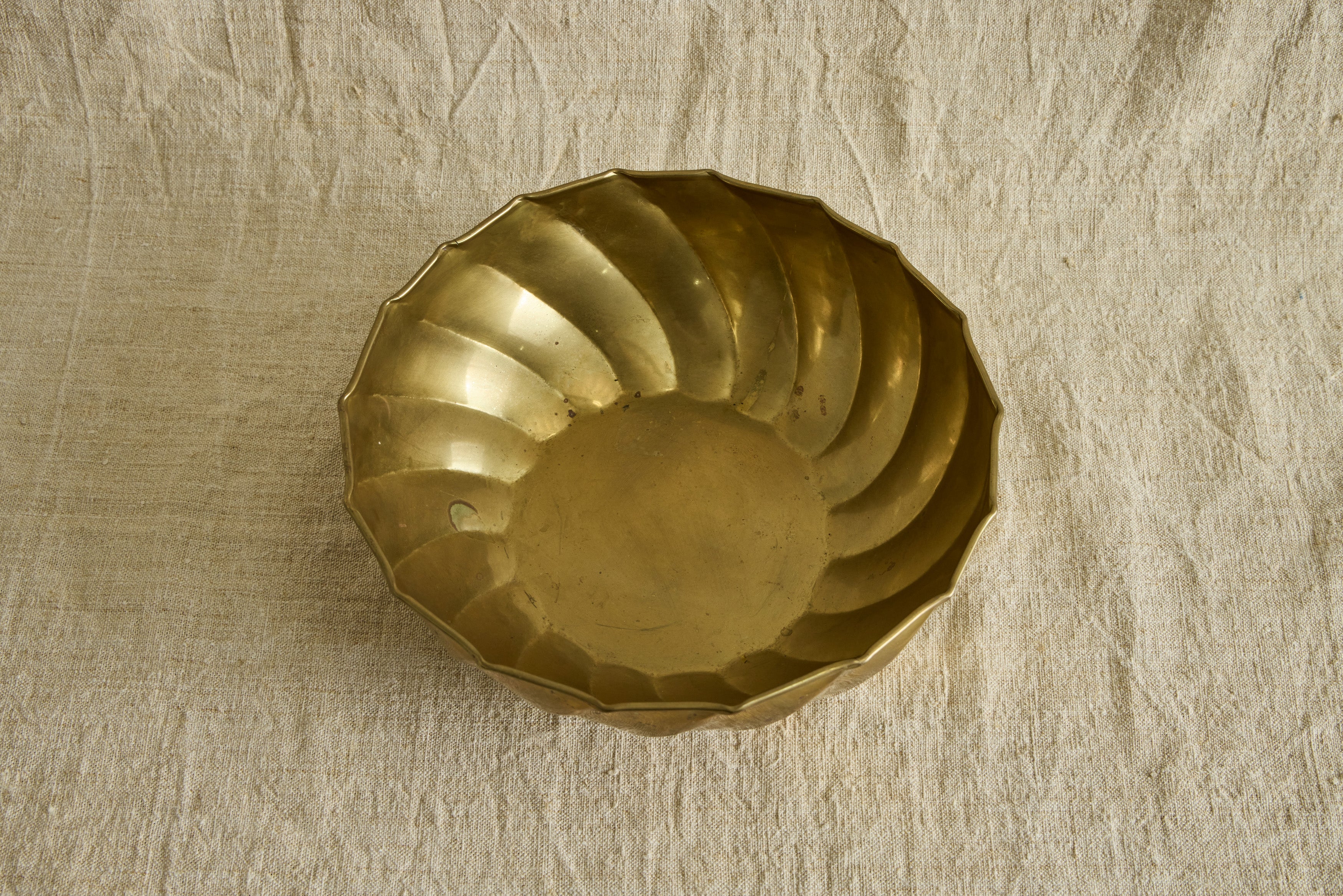 Brass Accent Bowl
