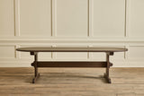 Oval Trestle Dining Table, 108"
