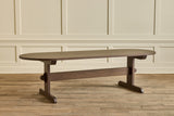 Oval Trestle Dining Table, 108"