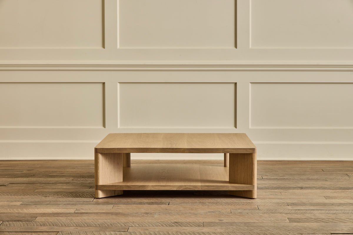 Square Shelf Coffee Table, 42"