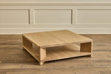 Square Shelf Coffee Table, 42"