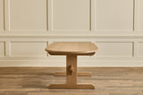 Oval Trestle Dining Table, 82"