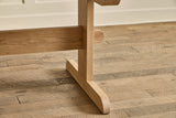 Oval Trestle Dining Table, 82"