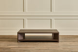 Rectangular Shelf Coffee Table, 55"