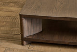 Rectangular Shelf Coffee Table, 55"