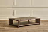 Rectangular Shelf Coffee Table, 55"