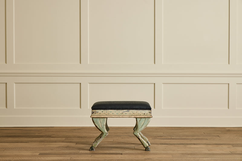 Pair of Painted Hoof Stools