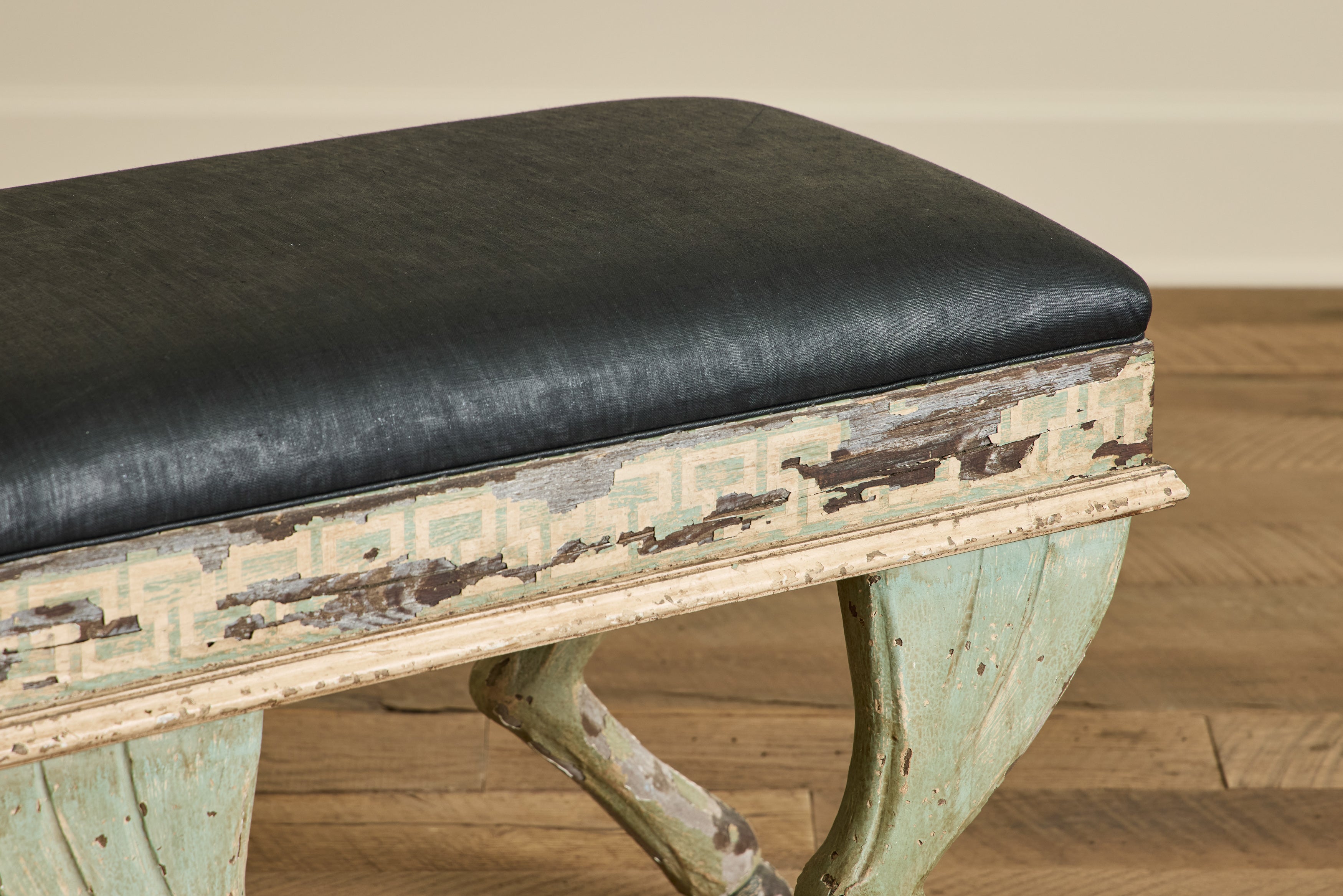 Pair of Painted Hoof Stools