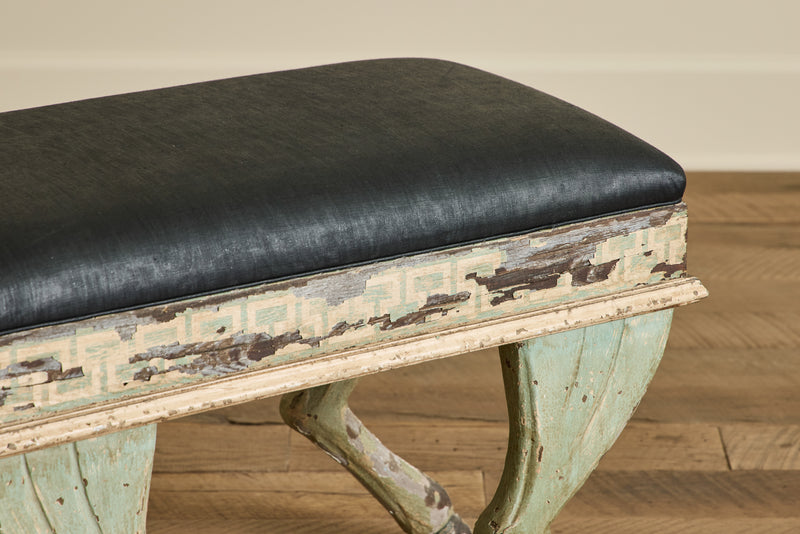 Pair of Painted Hoof Stools