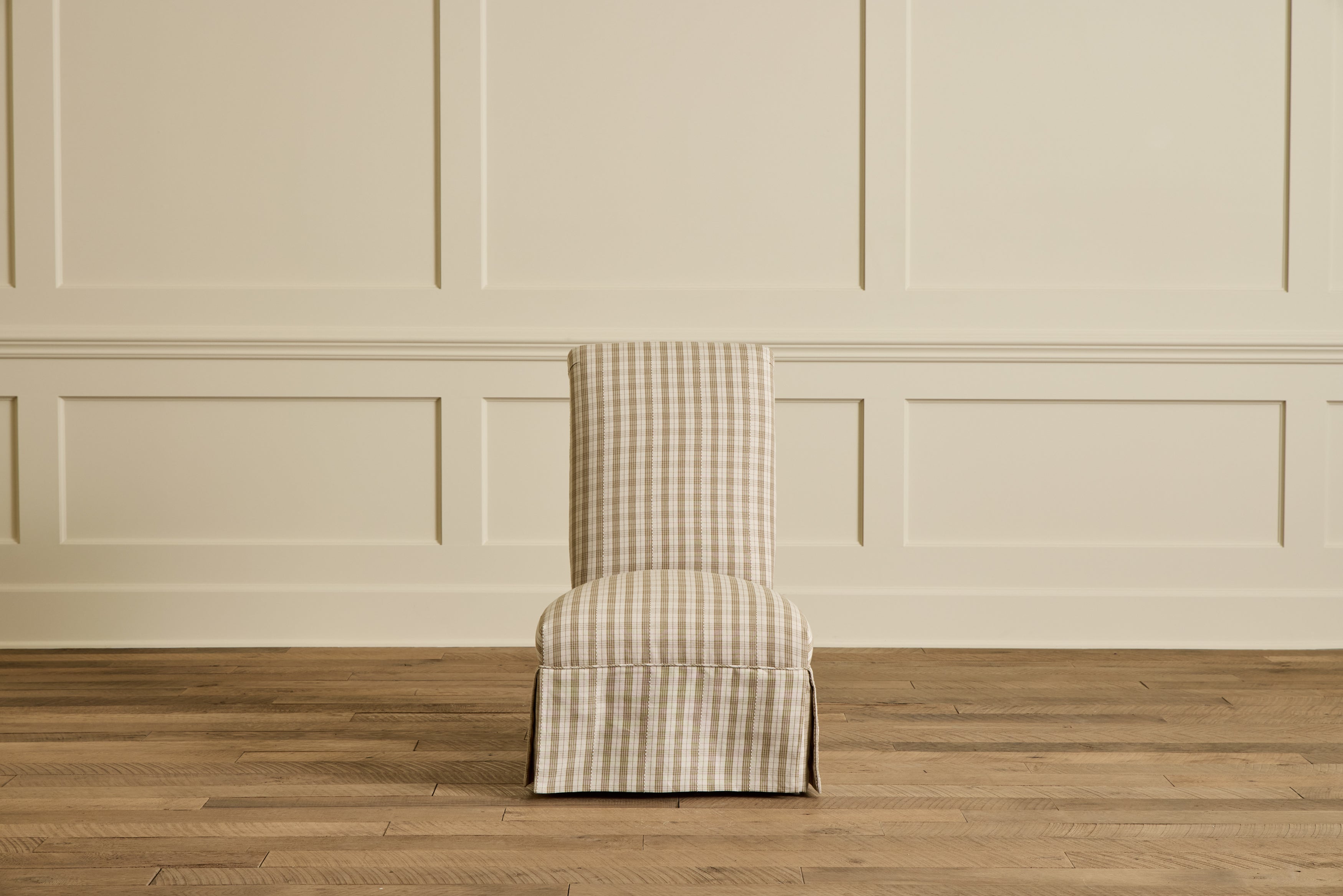 Pair of Skirted Slipper Chairs