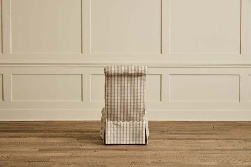 Pair of Skirted Slipper Chairs