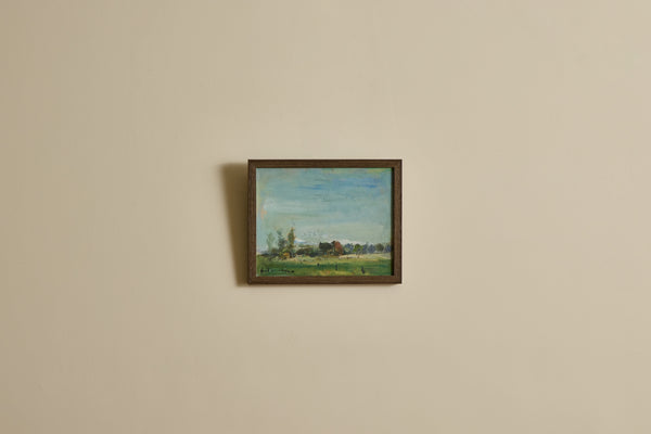 French Farm Landscape Painting