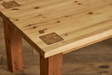 Brutalist Pine Coffee Table